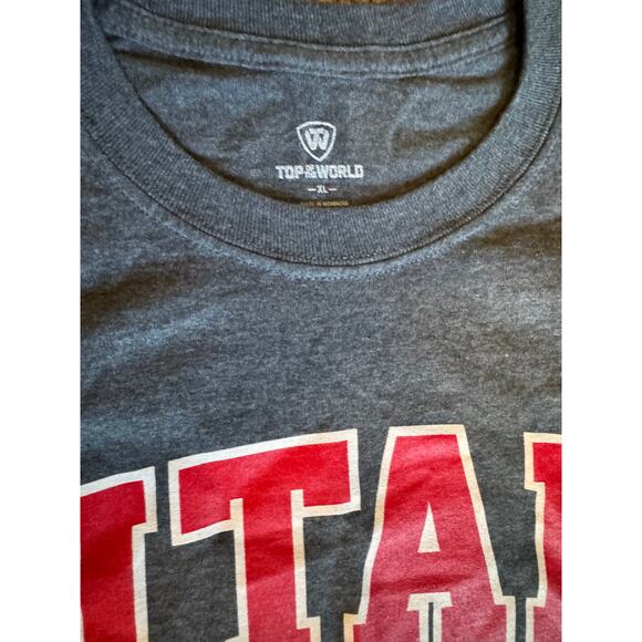 Men’s Utah Utes Top of the World Gray Long Sleeve T-Shirt - XL - Picture 5 of 6